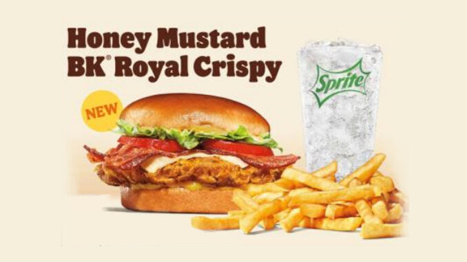 Burger King Set To Debut New Honey Mustard BK Royal Crispy Chicken Sandwich On August 14, 2023