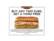 Buy 2 Subs, Get A Third Sub Free At Firehouse Subs From August 28 Through September 1, 2023