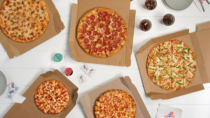 Domino’s Offers 50% Off All Menu-Priced Pizzas Ordered Online Through August 20, 2023