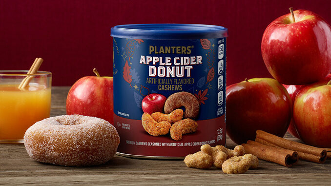 Planters Launches New Apple Cider Donut Cashews