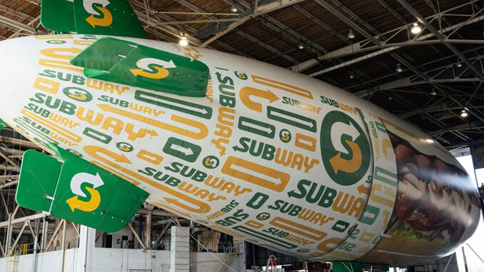 Subway Is Serving Up Deli Heroes In A Blimp Starting September 1, 2023