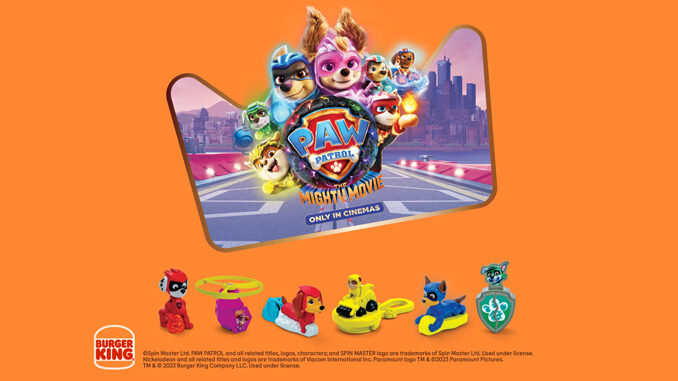 Burger King Launches New PAW Patrol King Jr. Meal Toys