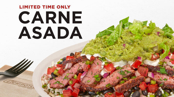 Carne Asada Is Back At Chipotle For A Limited Time