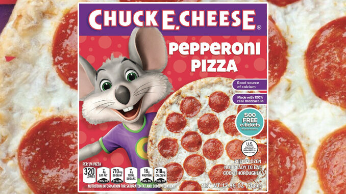 Chuck E. Cheese Frozen Pizzas Now Available At Walmart