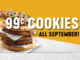 Corner Bakery Offers 99-Cent Cookies Throughout September 2023