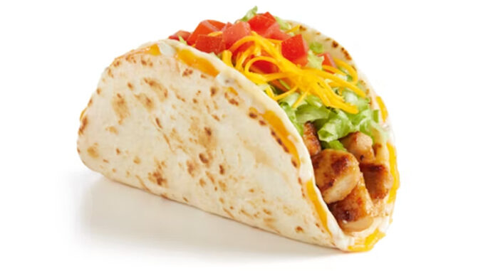 Del Taco Offers Free Grilled Chicken Stuffed Quesadilla Taco With Any App Purchase On September 25, 2023