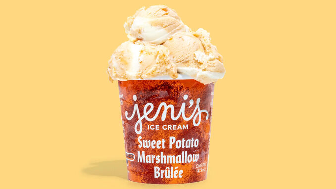 Jeni’s Introduces New Sweet Potato Marshmallow Brulee Ice Cream