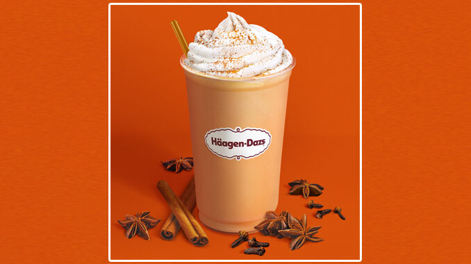 The Pumpkin Spice Shake Is Back At Häagen-Dazs Shops For Fall 2023