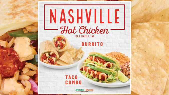 Baja Fresh Introduces New Nashville Hot Chicken Burrito And Taco Combo