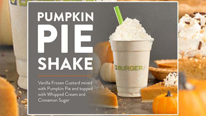 BurgerFi Launches New Pumpkin Pie Shake