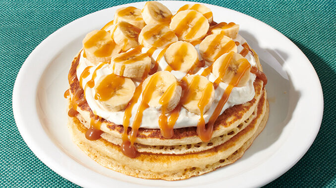 Denny's Welcomes Back Salted Caramel Banana Pancakes For 2023 Holiday Season