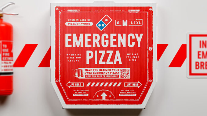 Domino’s Is Giving Away Free Emergency Pizzas Through February 11, 2023