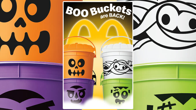 McDonald’s Is Bringing Back Boo Buckets Starting October 17, 2023