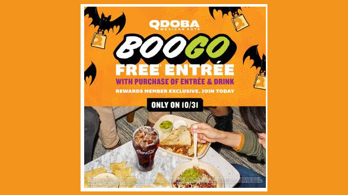 QDOBA Announces Return Of Annual BooGO Deal On October 31, 2023