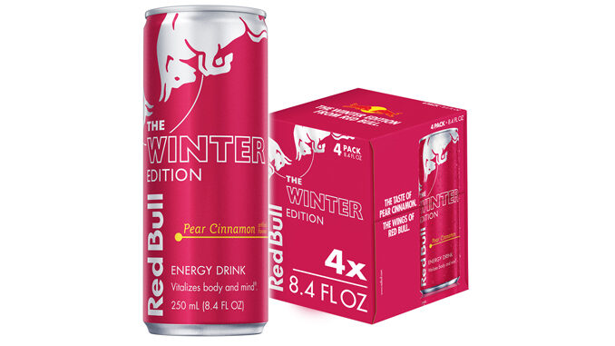 Red Bull Launches New Winter Edition Pear Cinnamon