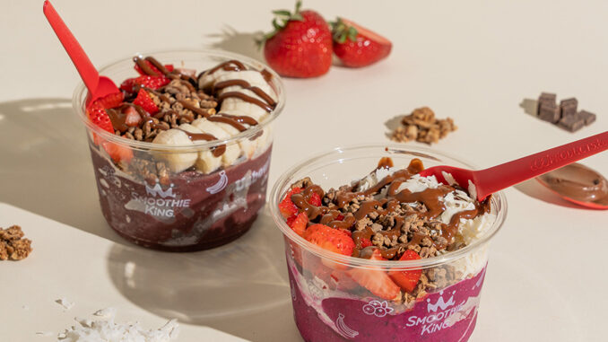 Smoothie King Adds New Açai Cocoa Haze And Coco Pitaya-Yah Smoothie Bowls