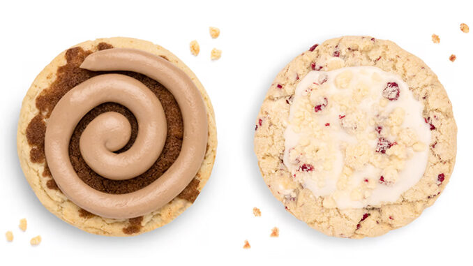 Crumbl Bakes New Caramel Praline Cookie, New Cranberry Crumb Cake Cookie And More Through November 25, 2023