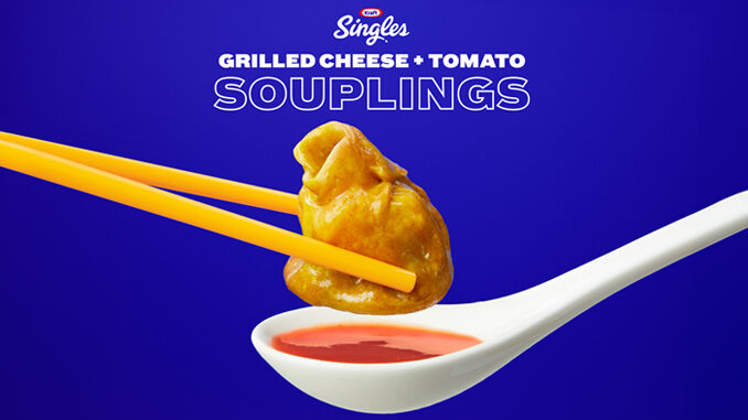 Kraft Singles Unveils New Souplings - A Grilled Cheese And Tomato Soup Dumpling