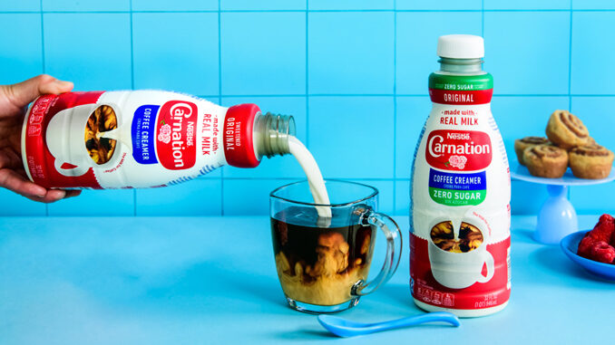 Nestlé Carnation Adds New Real Milk Coffee Creamer