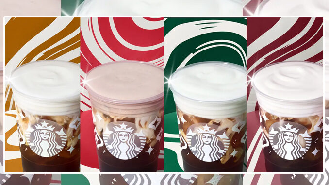 New Holiday Cold Foams Debut At Starbucks