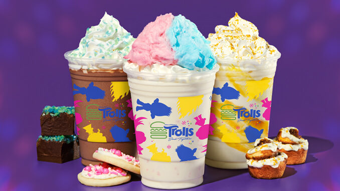 Shake Shack Introduces 3 New Trolls-Themed Holiday Shakes In Partnership With DreamWorks Animation