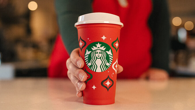 Starbucks Is Giving Away Free Reusable Red Holiday Cups On November 16, 2023