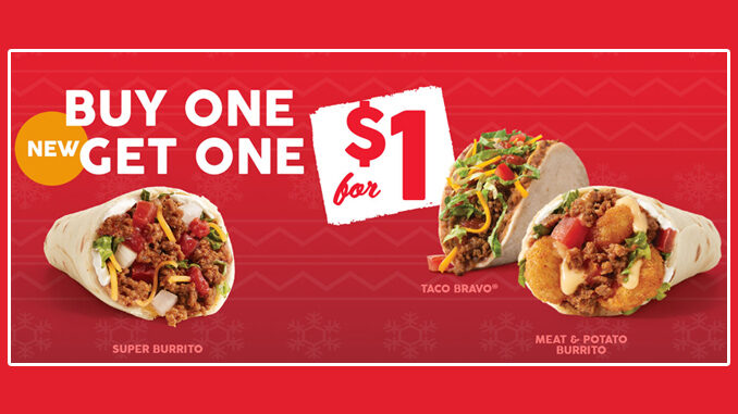 Taco John’s Offers Buy One, Get One For $1 Deal On 3 Menu Items