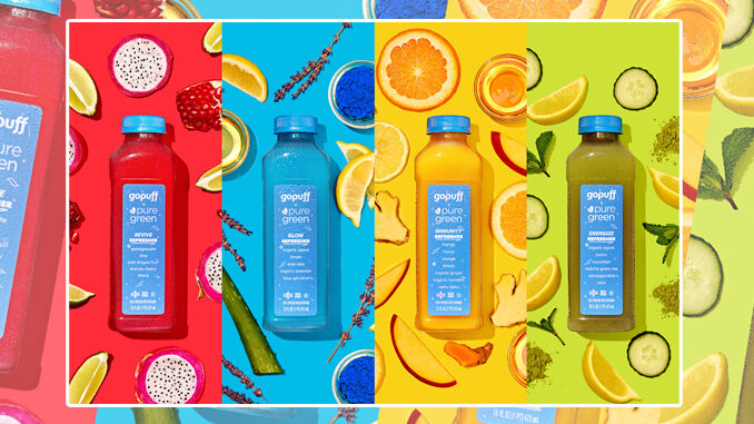 Gopuff And Pure Green Introduce New Cold-Pressed Juice Refreshers