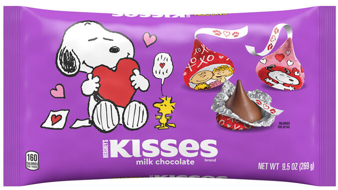 Embargo Jan. 3 9AM ET: New Hershey’s Kisses Milk Chocolates With Snoopy & Friends Foils Hit Store Shelves