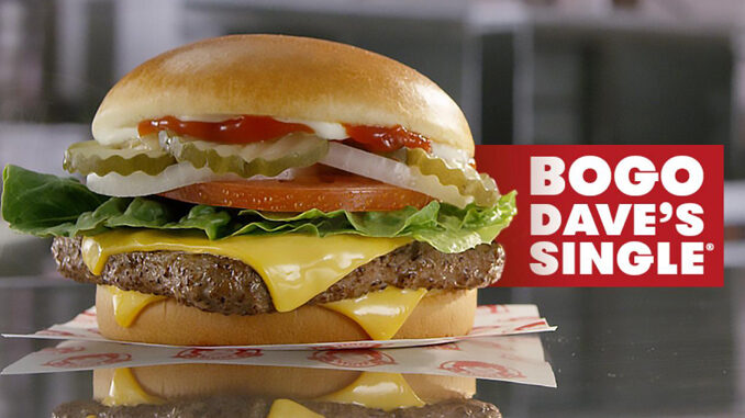 Buy One Dave’s Single, Get One Free In The Wendy’s App Through January 21, 2024