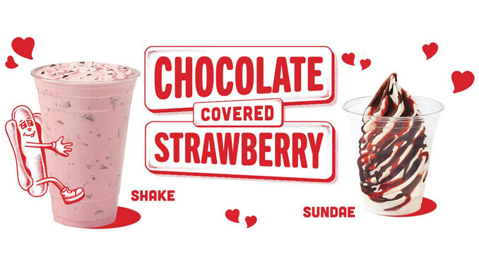 Chocolate Covered Strawberry Shake And Sundae Debut At Wienerschnitzel
