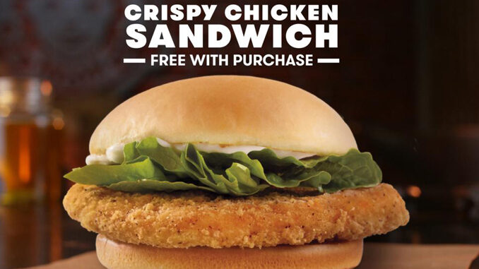 Free Crispy Chicken Sandwich With Any $3 Purchase In The Wendy’s App