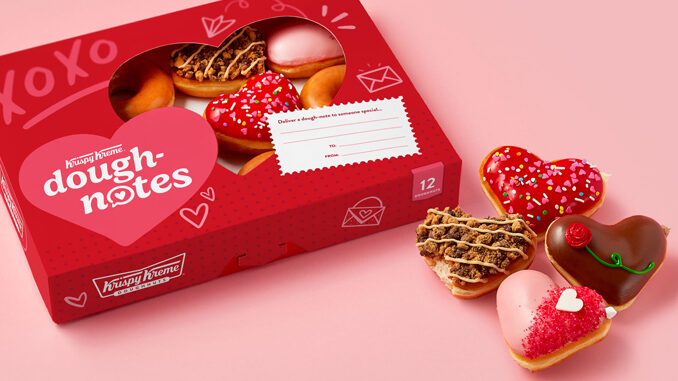 Krispy Kreme Launches 4 All-New Heart-Shaped Doughnuts For Valentine’s Day 2024