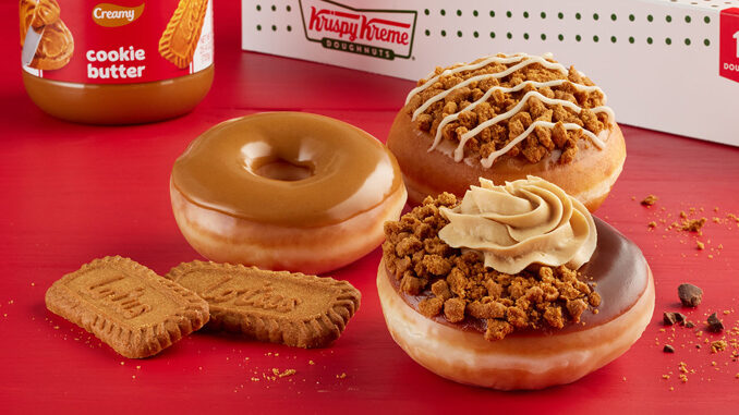 Krispy Kreme Launches New Biscoff Doughnut Collection Staring January 8, 2024