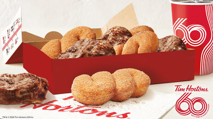Tim Hortons Announces Return Of Walnut Crunch And Cinnamon Twist Donuts Starting January 10, 2024