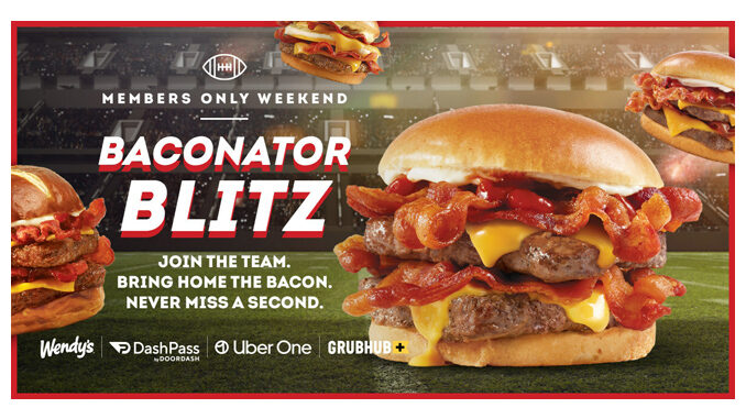 Wendy’s Offers Free Baconator With $20 Delivery Order From January 26-28, 2024