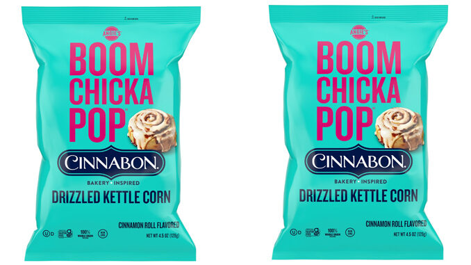 Angie's Boomchickapop And Cinnabon Collaborate To Introduce New Cinnabon Drizzled Kettle Corn