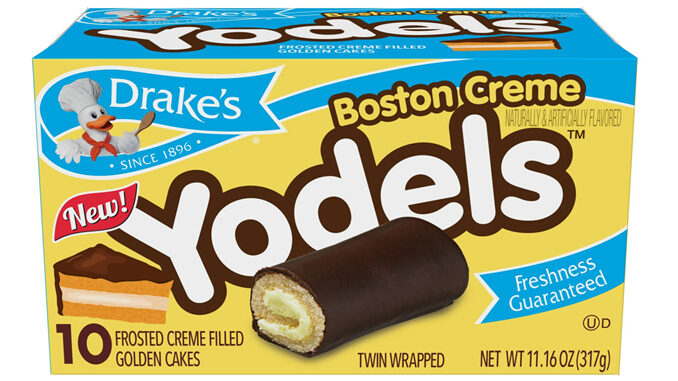Drake's Bakes New Boston Creme Yodels