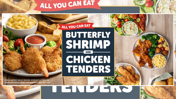 Golden Corral Offers All-You-Can-Eat Butterfly Shrimp And Chicken Tenders