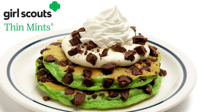 IHOP Introduces New Girl Scout Thin Mints Pancakes