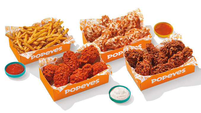 Popeyes Puts Together 18-Piece Wing Group Pack