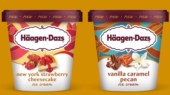 Häagen-Dazs Unveils New Vanilla Caramel Pecan And New York Strawberry Cheesecake Flavors