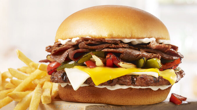 Hardee’s Brings Back Philly Cheesesteak Angus Burger And Philly Cheesesteak Breakfast Burrito