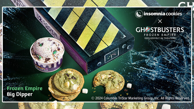 Insomnia Cookies Introduces New Ghostbusters: Frozen Empire Spooky Treats