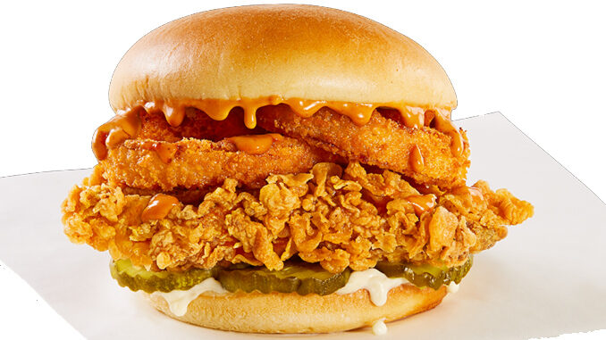 KFC Launches New Crispy Onion Ring Sandwich In Canada