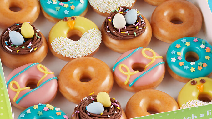 Krispy Kreme Launches New 2024 Spring Mini Doughnuts