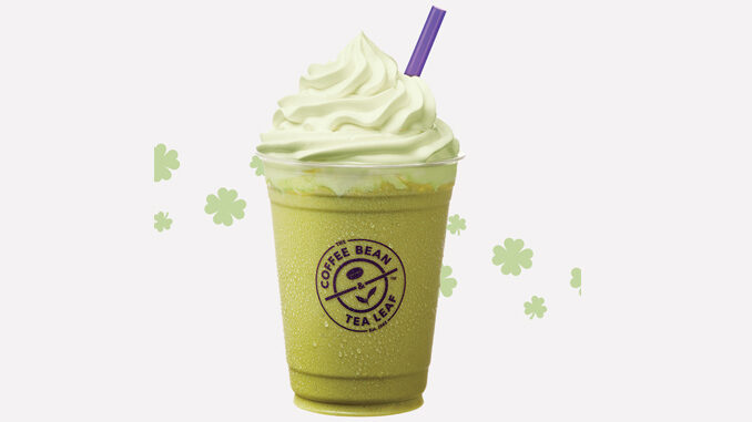 The Coffee Bean & Tea Leaf Pours New Minty Matcha Ice Blended Drink For St. Patrick’s Day