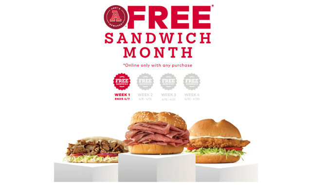 Arby’s Launches ‘Free Sandwich Month’ Promotion For April 2024
