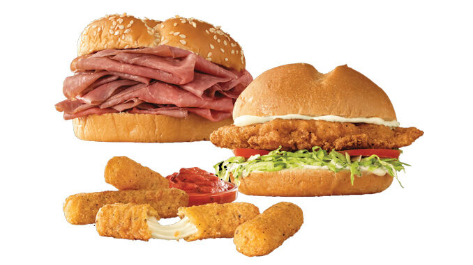 Chicken Sandwich And Mozzarella Sticks Join Arby’s 2 for $6 Mix 'N Match Deal