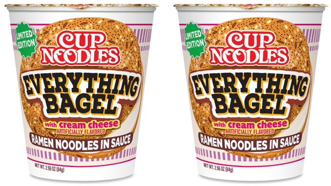 Cup Noodles Introduces New Everything Bagel With Cream Cheese Flavor